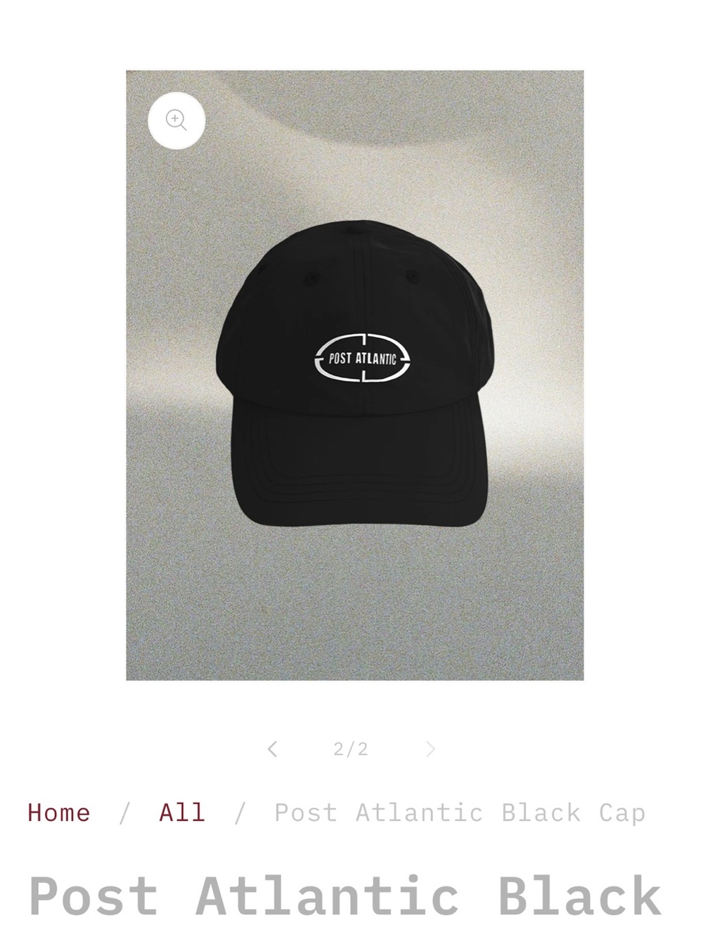 Post Atlantic Black Cap